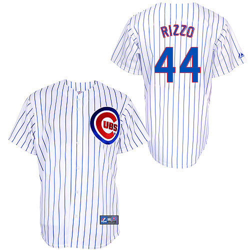 Anthony Rizzo #44 Youth Baseball Jersey-Chicago Cubs Authentic Home White Cool Base MLB Jersey